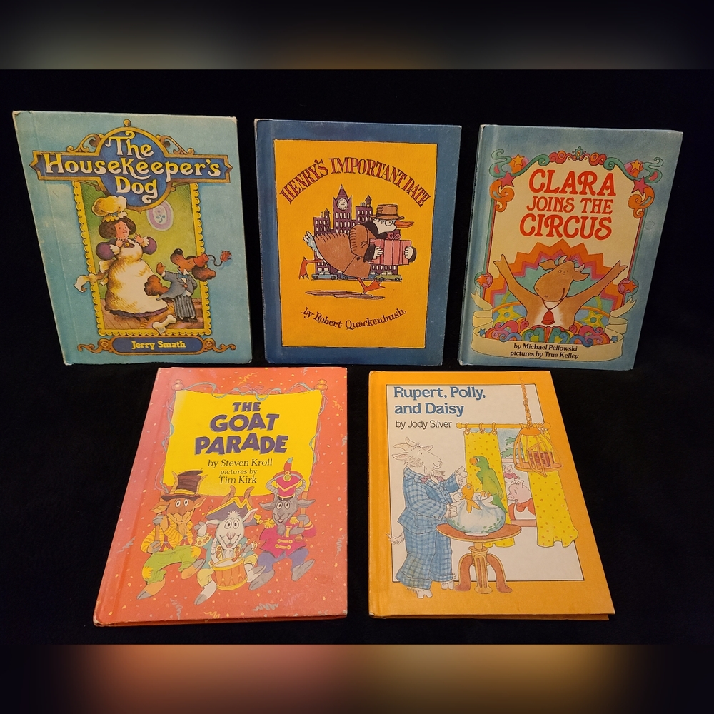 1980's SET of 5 Children's Books!